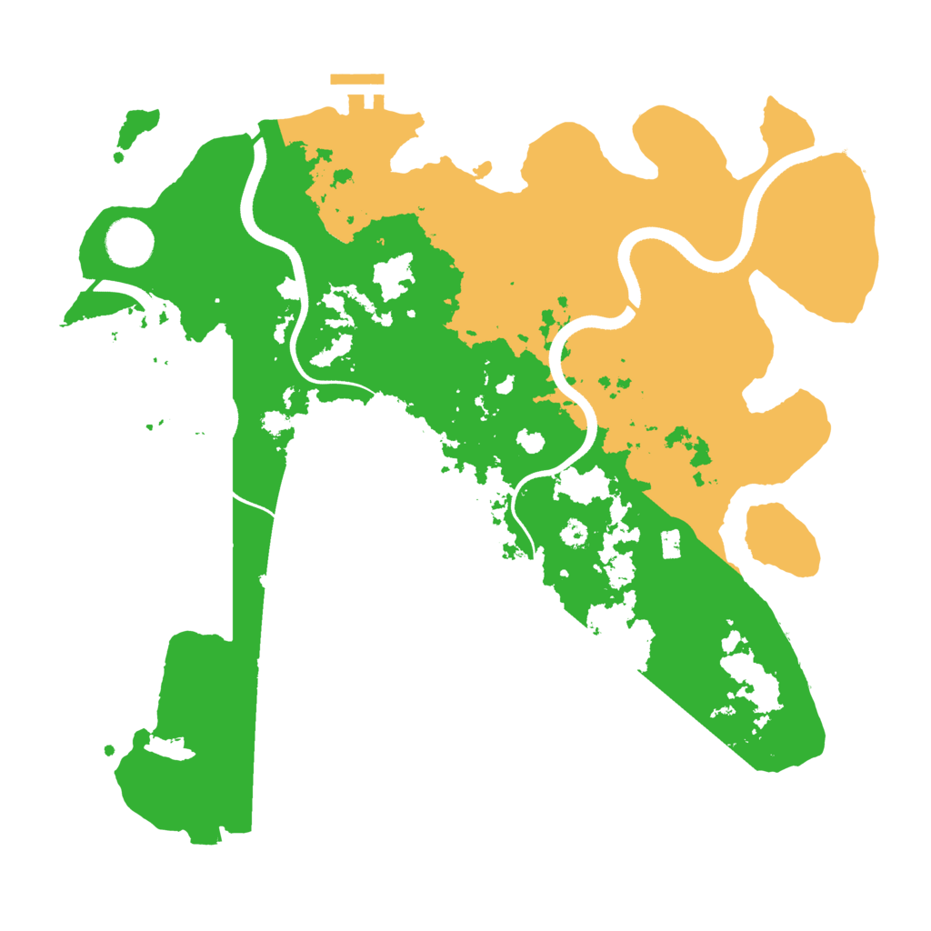 Biome Rust Map: Procedural Map, Size: 3500, Seed: 1632514728