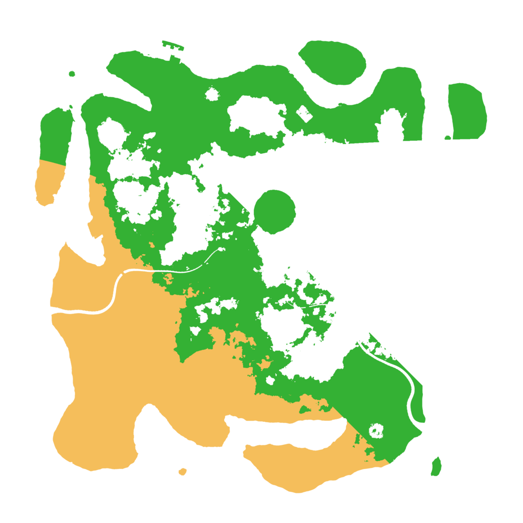Biome Rust Map: Procedural Map, Size: 3500, Seed: 765432