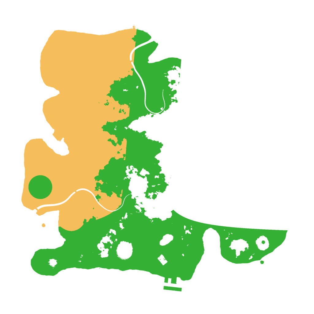 Biome Rust Map: Procedural Map, Size: 3500, Seed: 1730899819