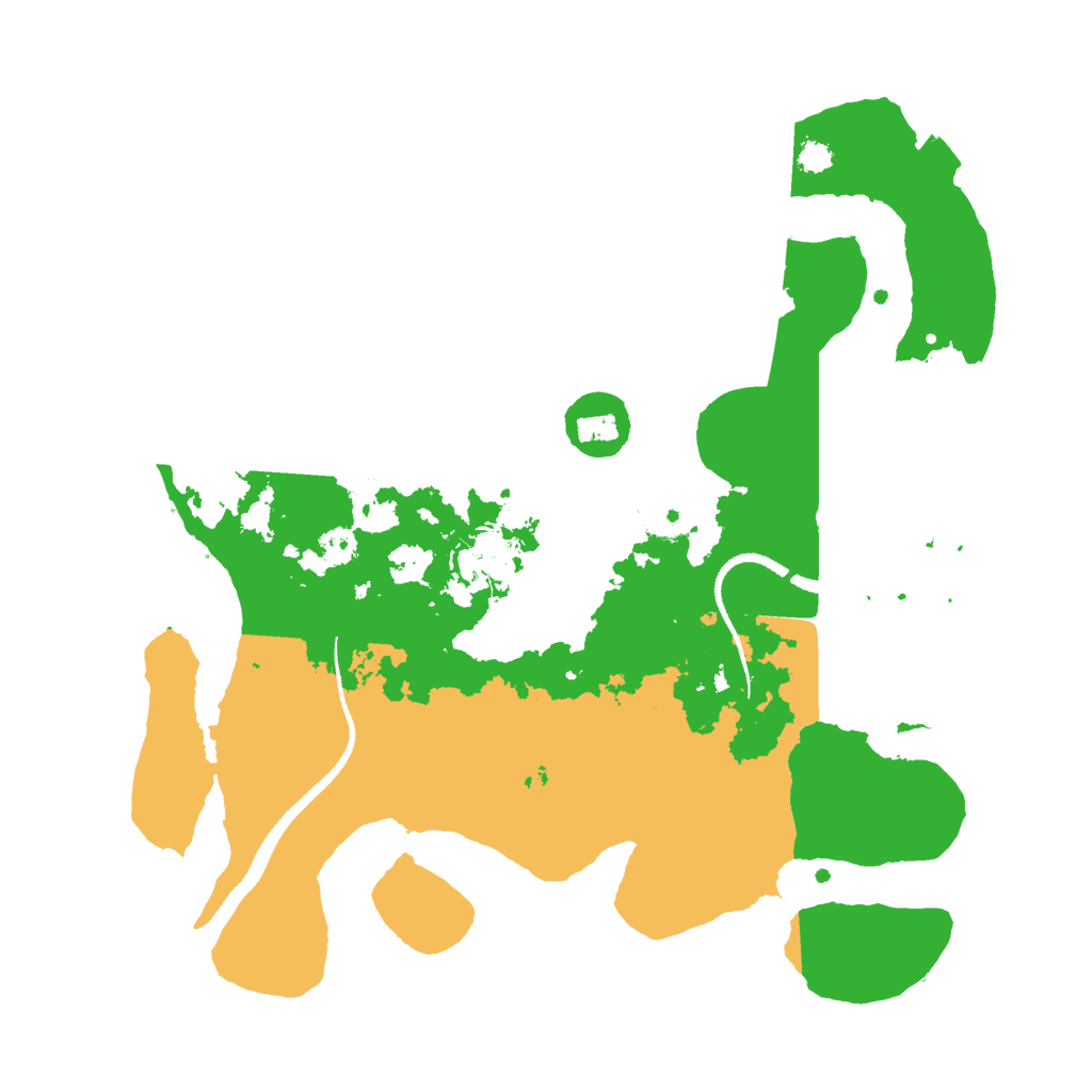 Biome Rust Map: Procedural Map, Size: 3000, Seed: 1104548616