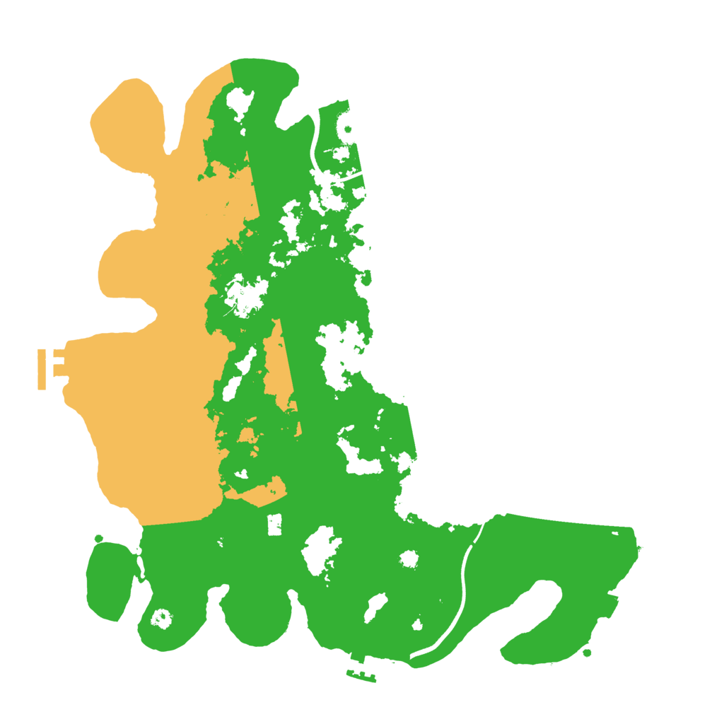 Biome Rust Map: Procedural Map, Size: 3600, Seed: 111326123
