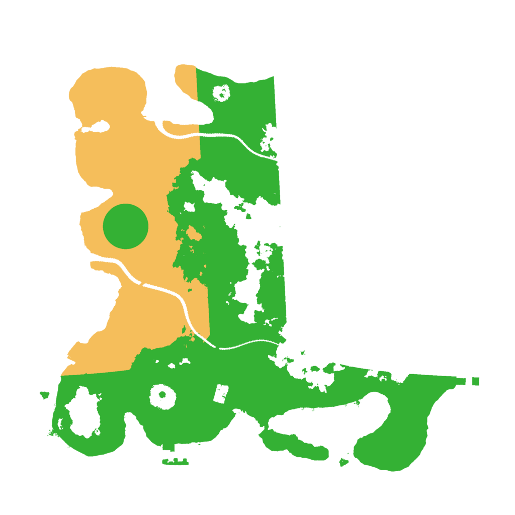 Biome Rust Map: Procedural Map, Size: 3000, Seed: 69235