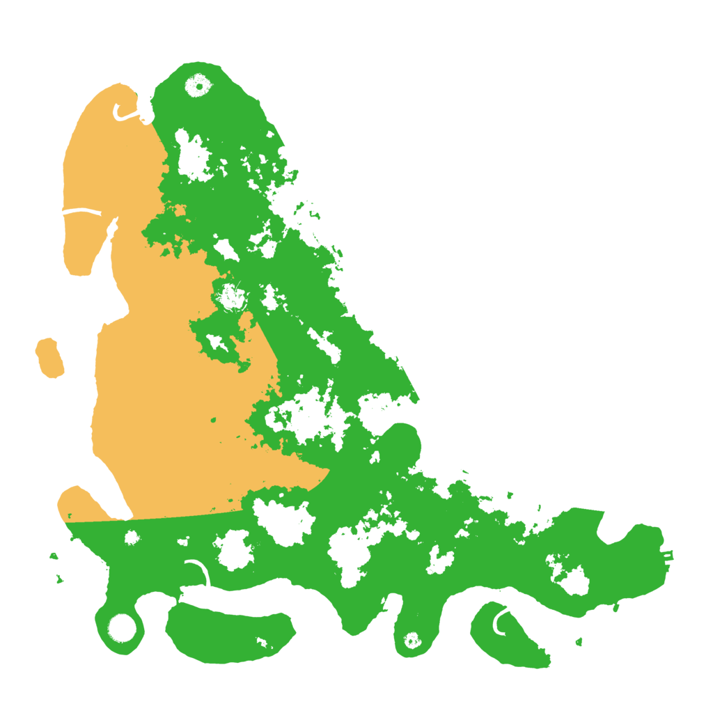 Biome Rust Map: Procedural Map, Size: 4500, Seed: 614