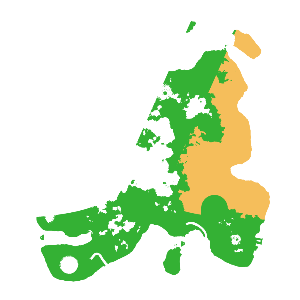 Biome Rust Map: Procedural Map, Size: 3000, Seed: 967017