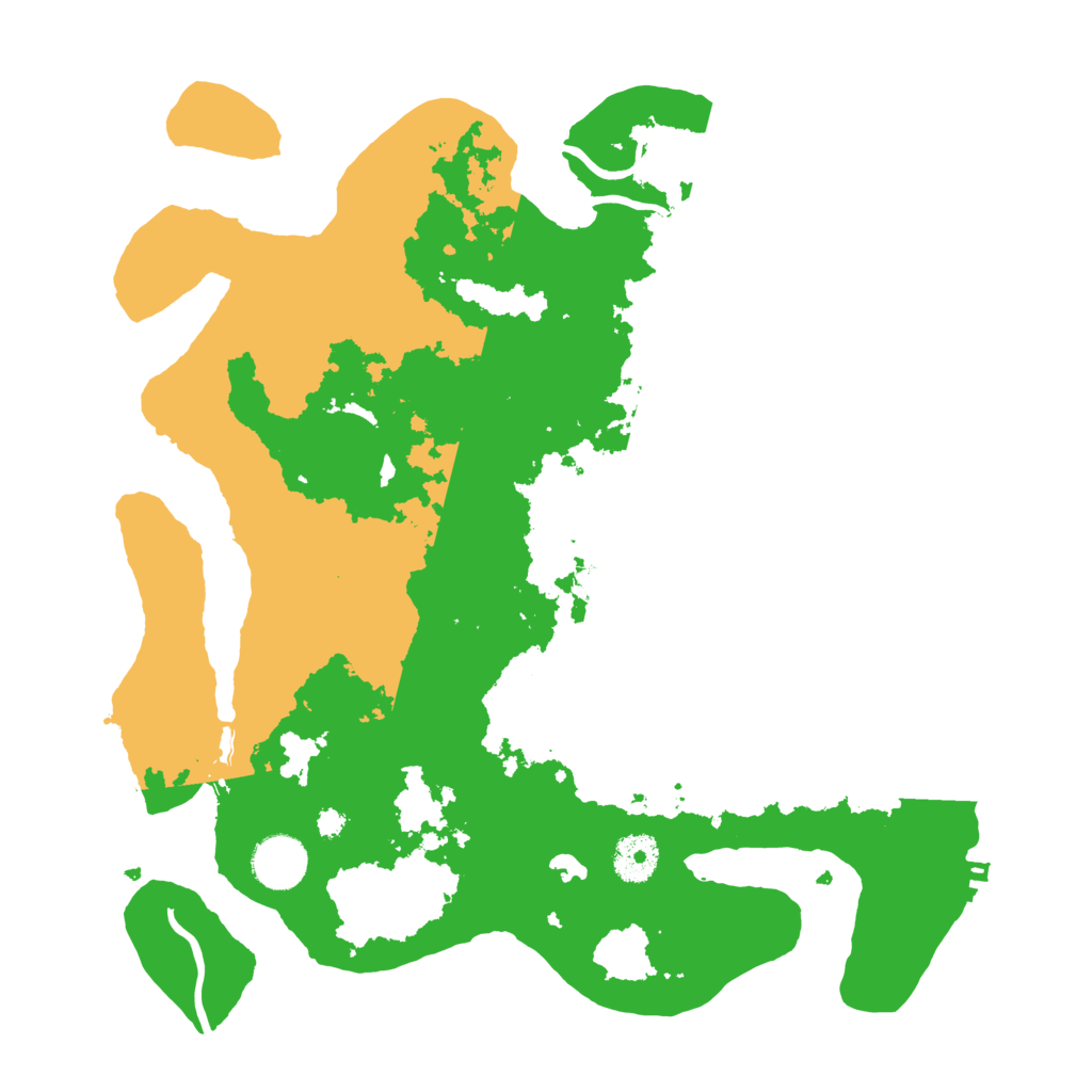 Biome Rust Map: Procedural Map, Size: 3500, Seed: 1994555329