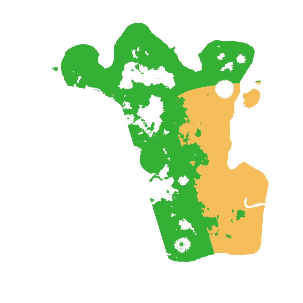 Biome Rust Map: Procedural Map, Size: 3000, Seed: 166223