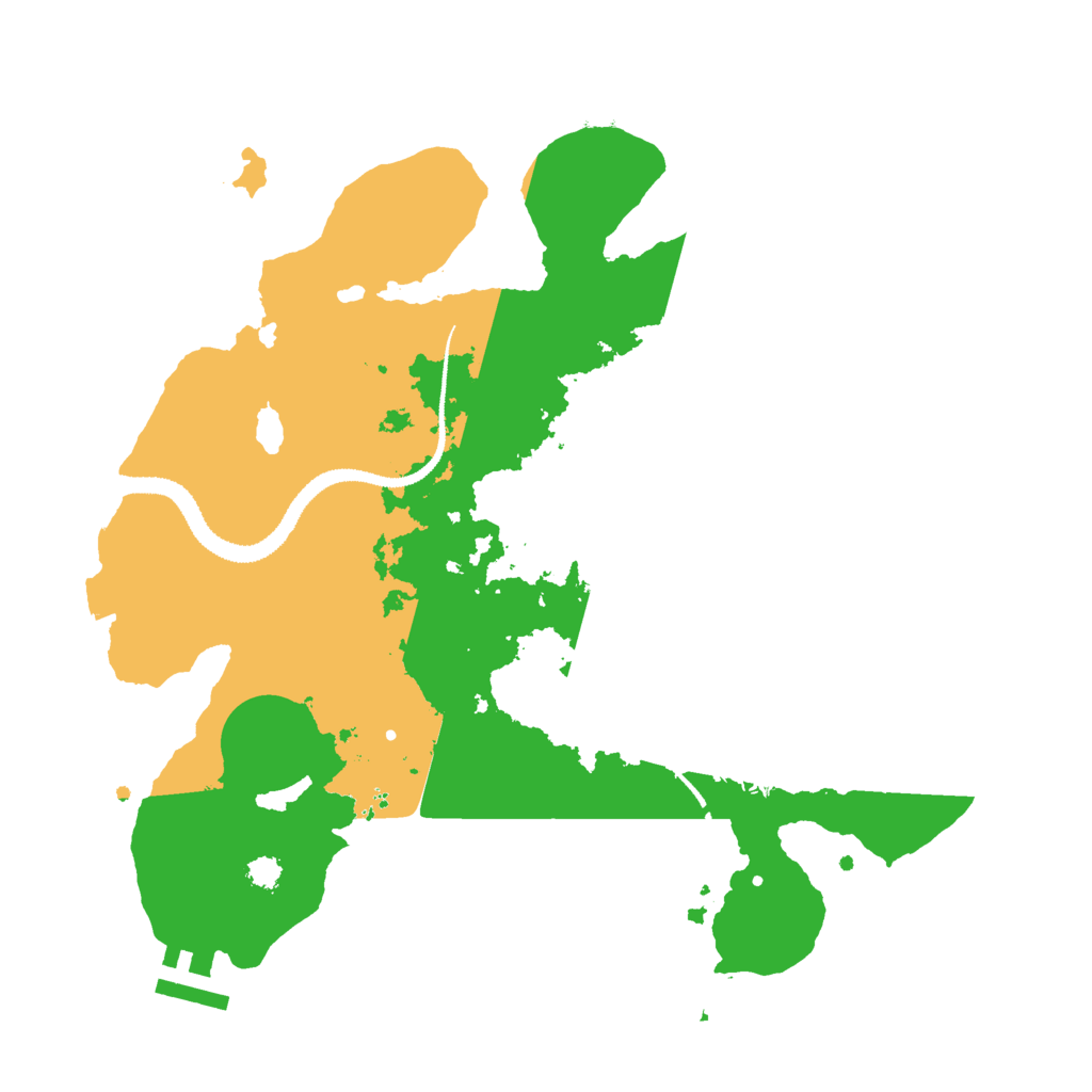 Biome Rust Map: Procedural Map, Size: 3000, Seed: 705232