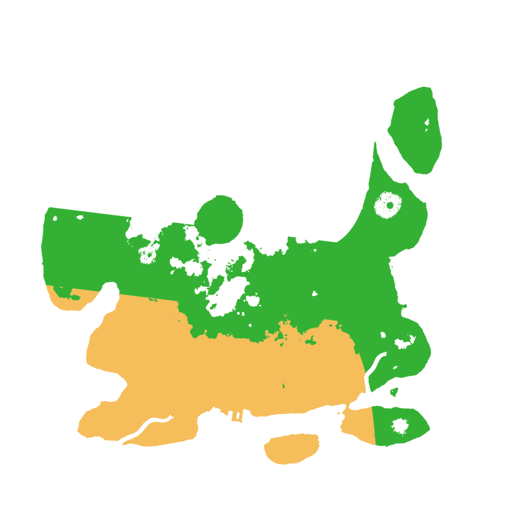 Biome Rust Map: Procedural Map, Size: 3000, Seed: 241888