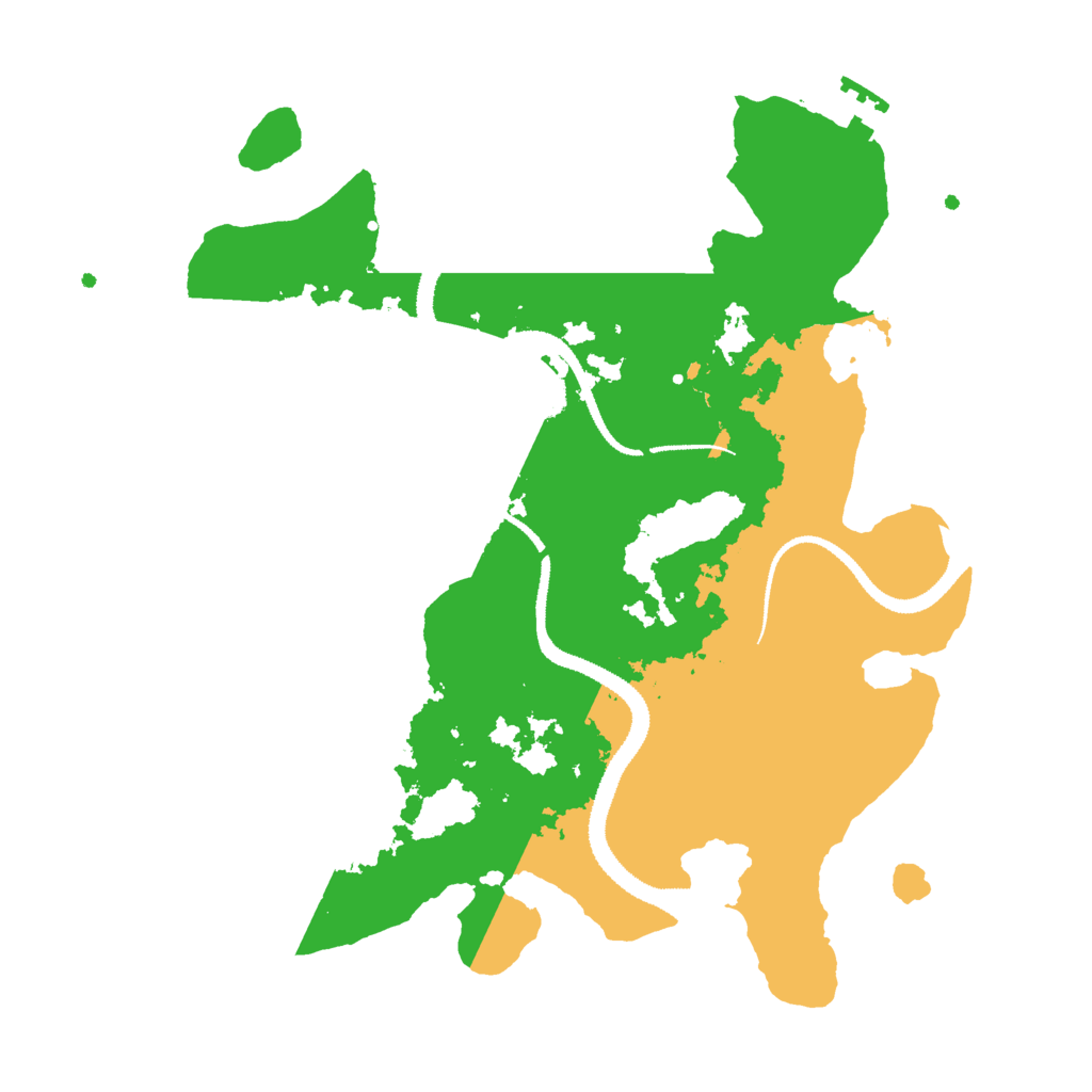 Biome Rust Map: Procedural Map, Size: 3000, Seed: 350869