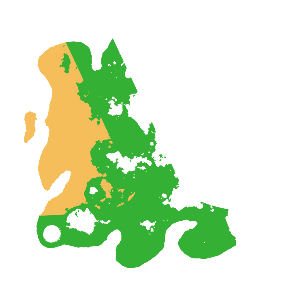 Biome Rust Map: Barren, Size: 3000, Seed: 27803319
