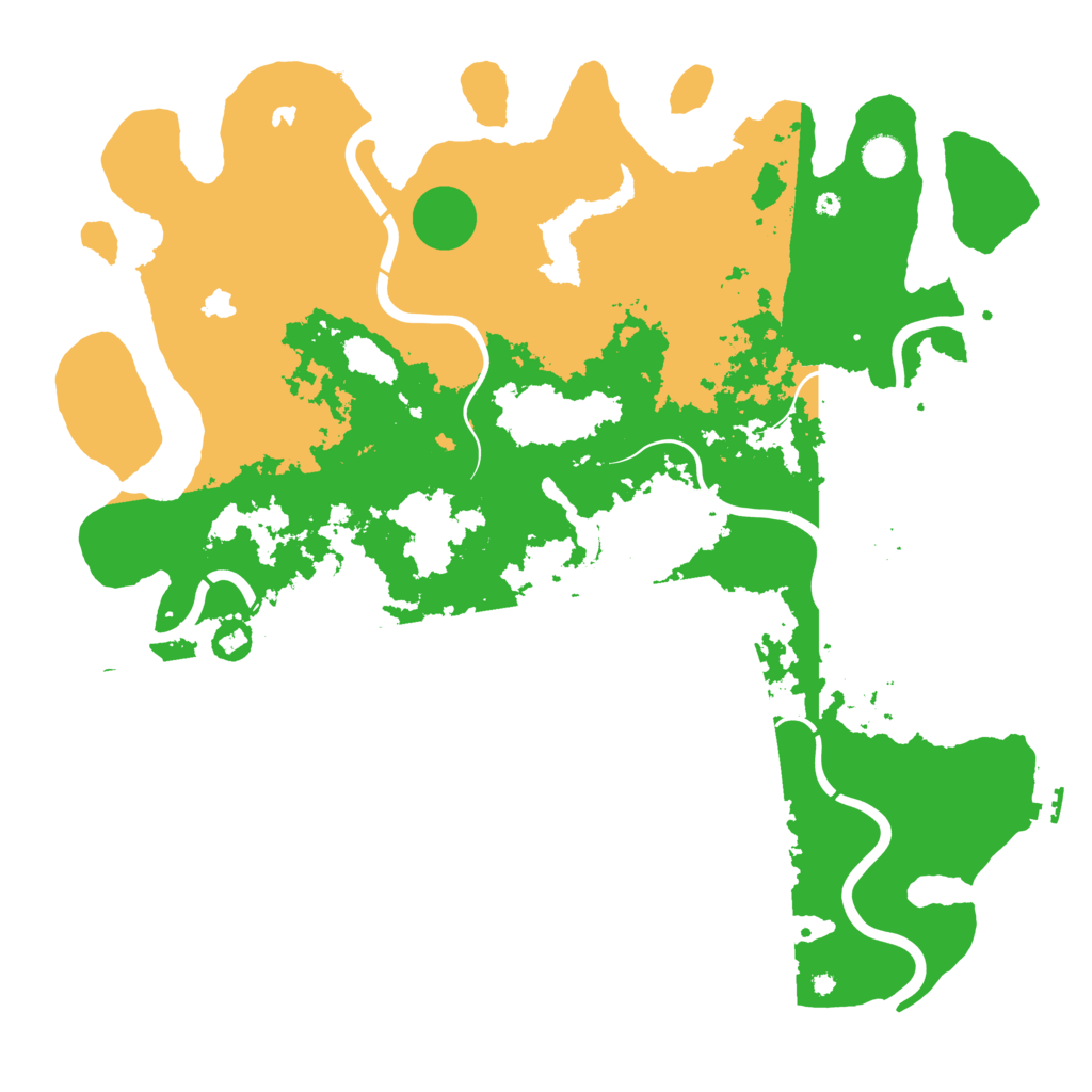Biome Rust Map: Procedural Map, Size: 4500, Seed: 72178110