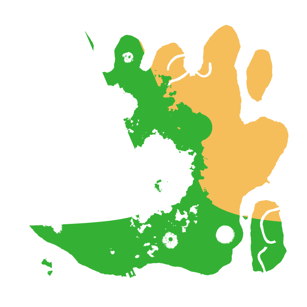 Biome Rust Map: Procedural Map, Size: 3000, Seed: 127918