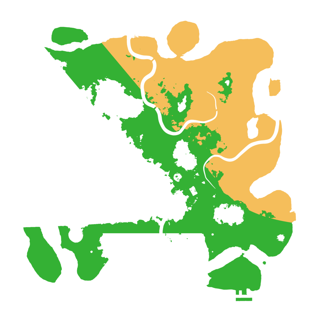 Biome Rust Map: Procedural Map, Size: 3850, Seed: 1458241270