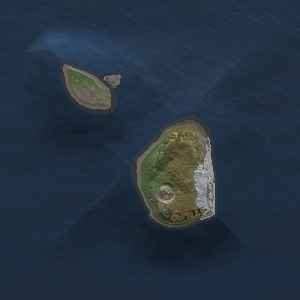 Rust Map: Procedural Map, Size: 1000, Seed: 81593, 3 Monuments