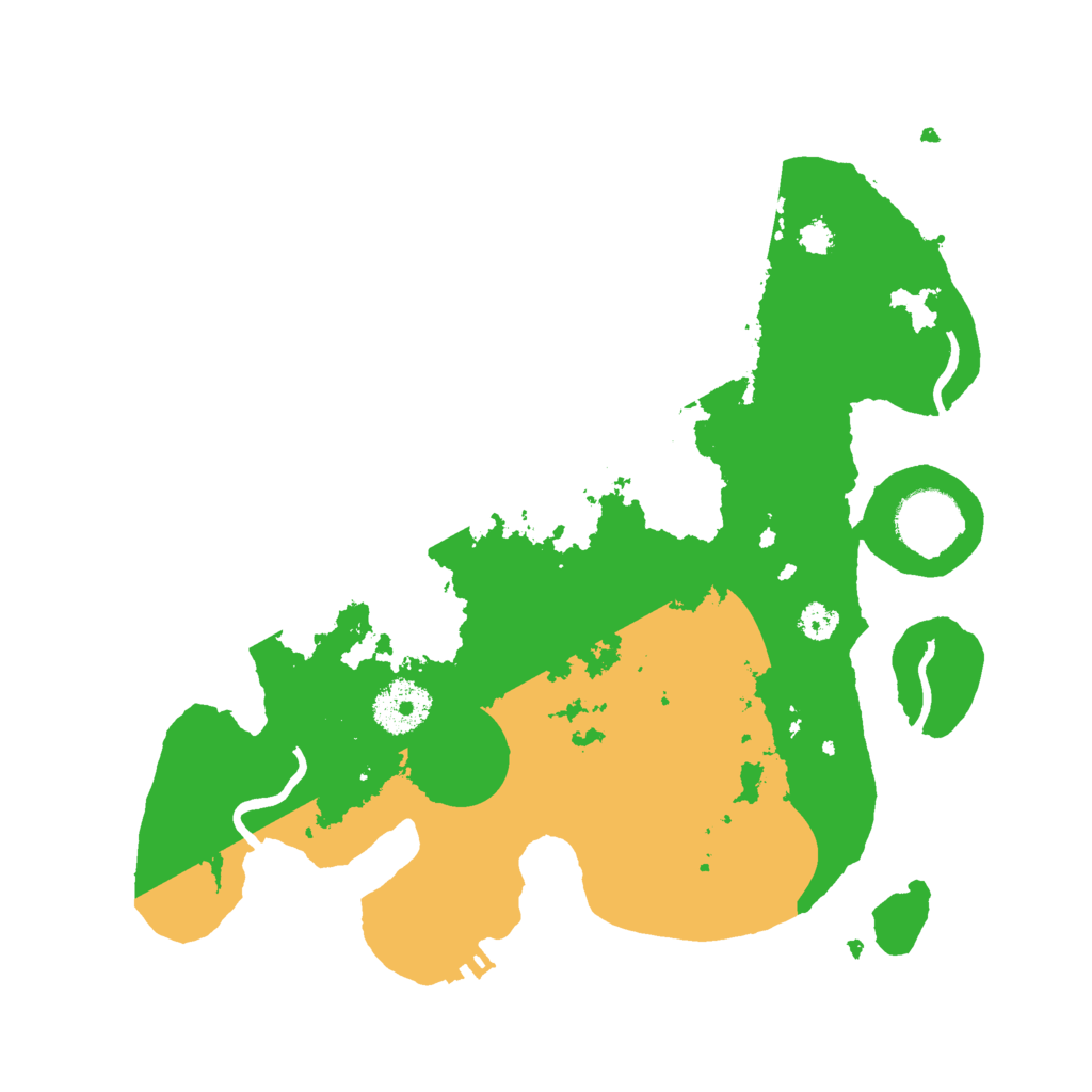 Biome Rust Map: Procedural Map, Size: 3000, Seed: 789456123