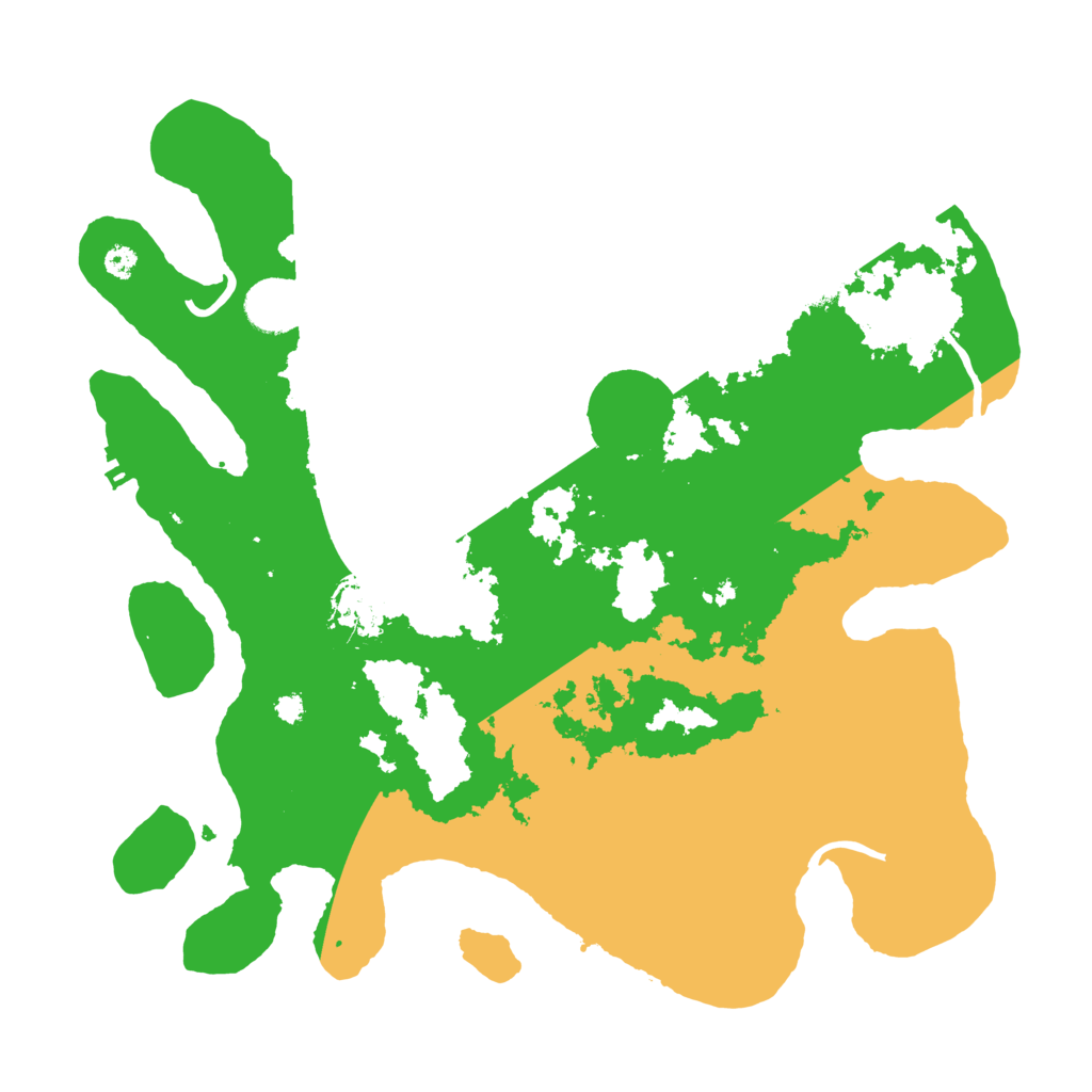 Biome Rust Map: Procedural Map, Size: 3500, Seed: 2098299024