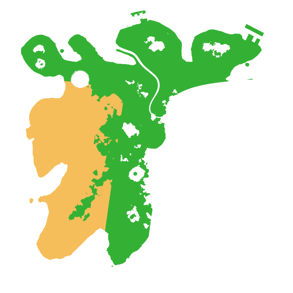 Biome Rust Map: Procedural Map, Size: 3000, Seed: 85818624