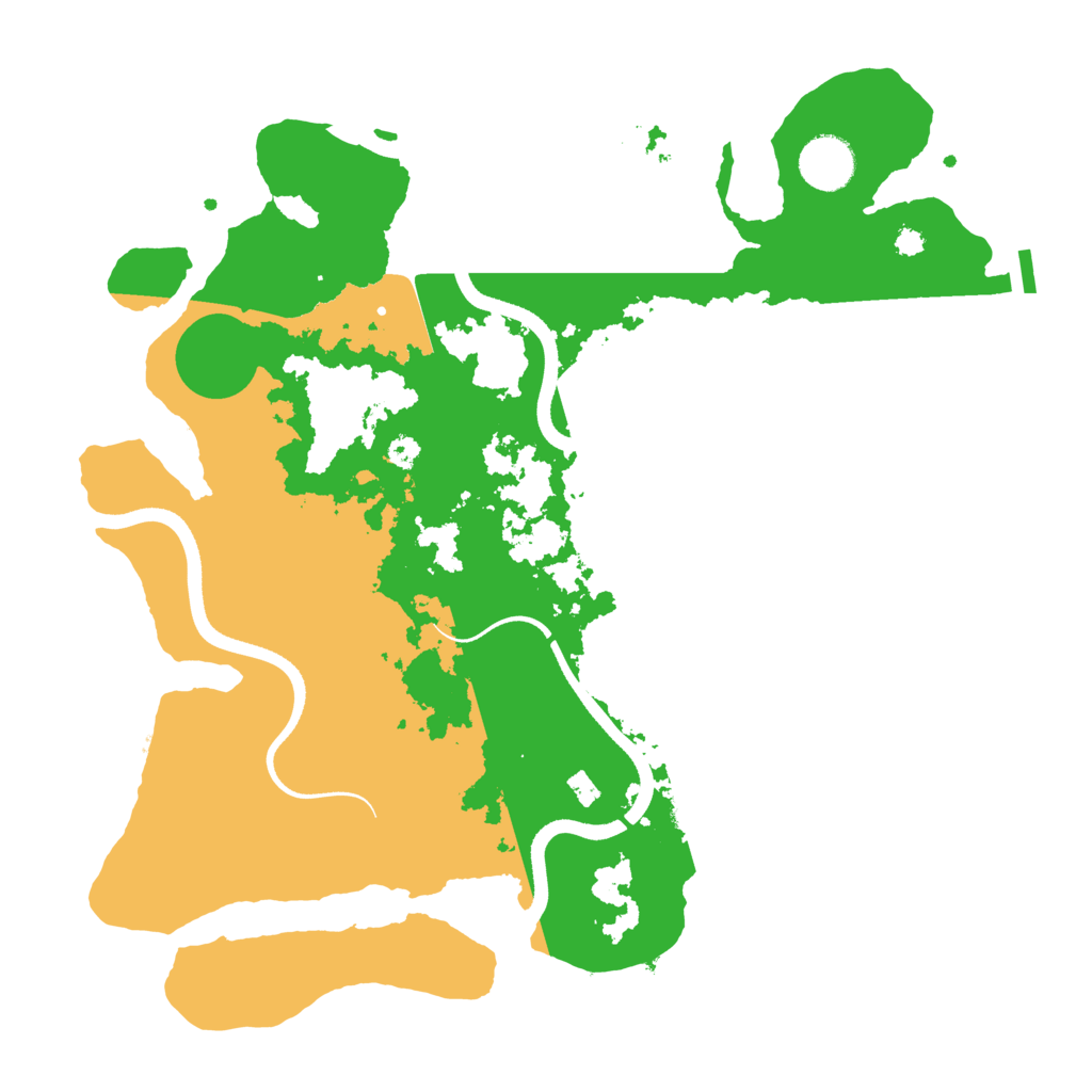 Biome Rust Map: Procedural Map, Size: 3500, Seed: 94325