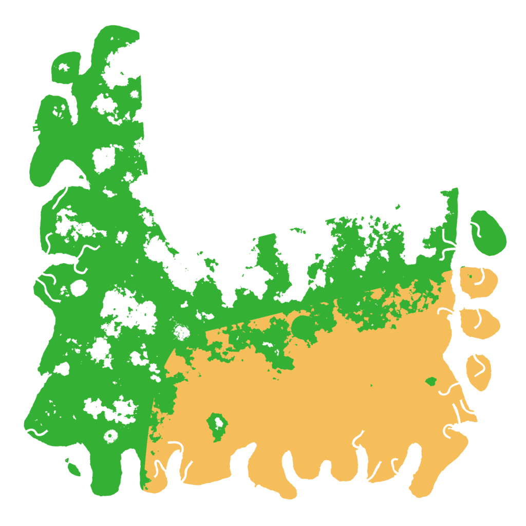 Biome Rust Map: Procedural Map, Size: 6000, Seed: 931334126