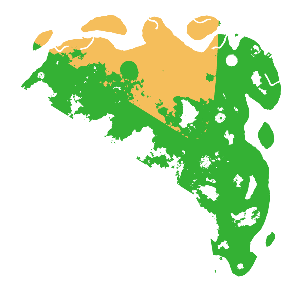 Biome Rust Map: Procedural Map, Size: 4500, Seed: 631534277