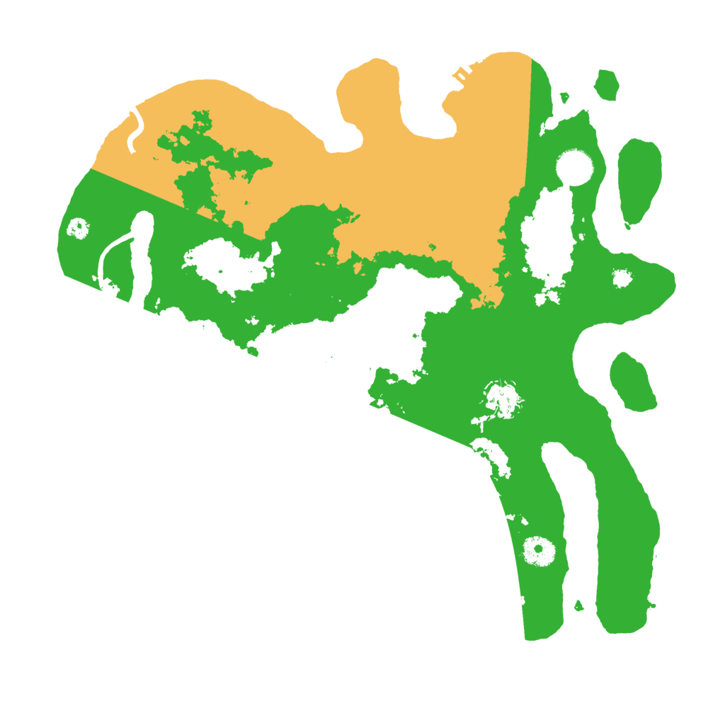 Biome Rust Map: Procedural Map, Size: 3500, Seed: 9123185