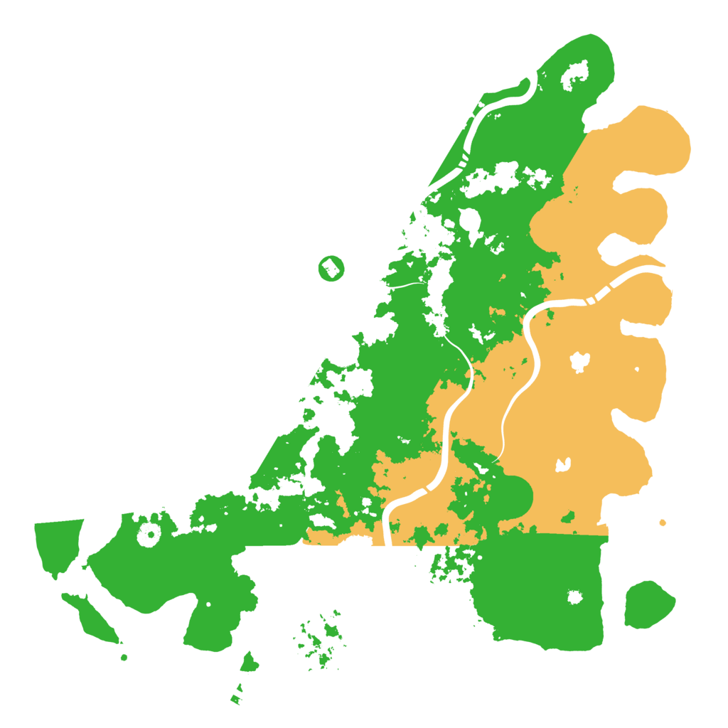 Biome Rust Map: Procedural Map, Size: 4500, Seed: 4604047