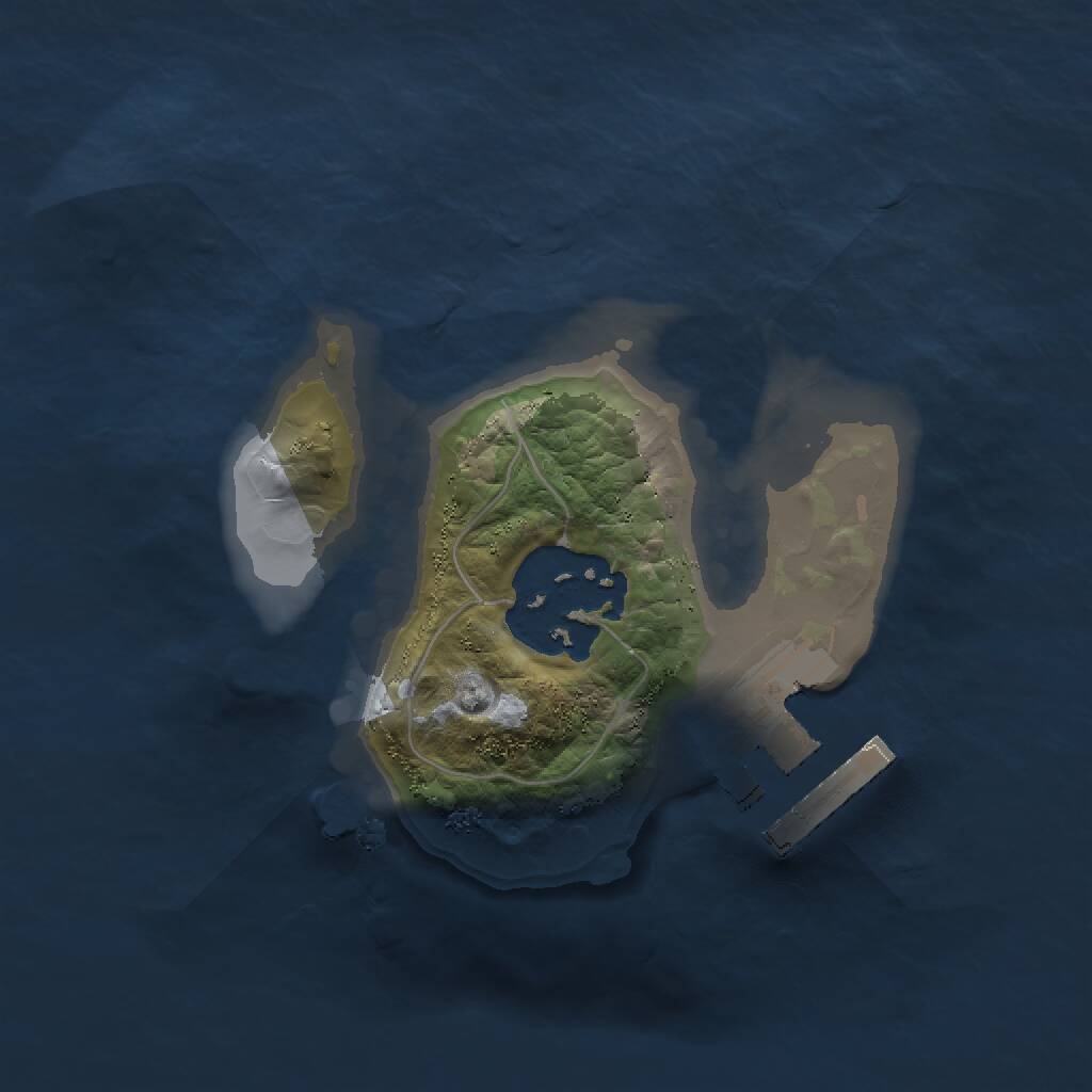 Rust Map: Procedural Map, Size: 1450, Seed: 66666, 3 Monuments