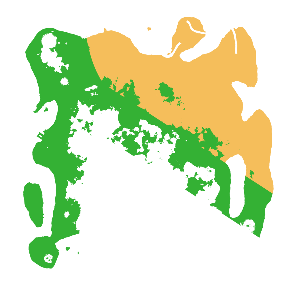 Biome Rust Map: Procedural Map, Size: 3500, Seed: 602565