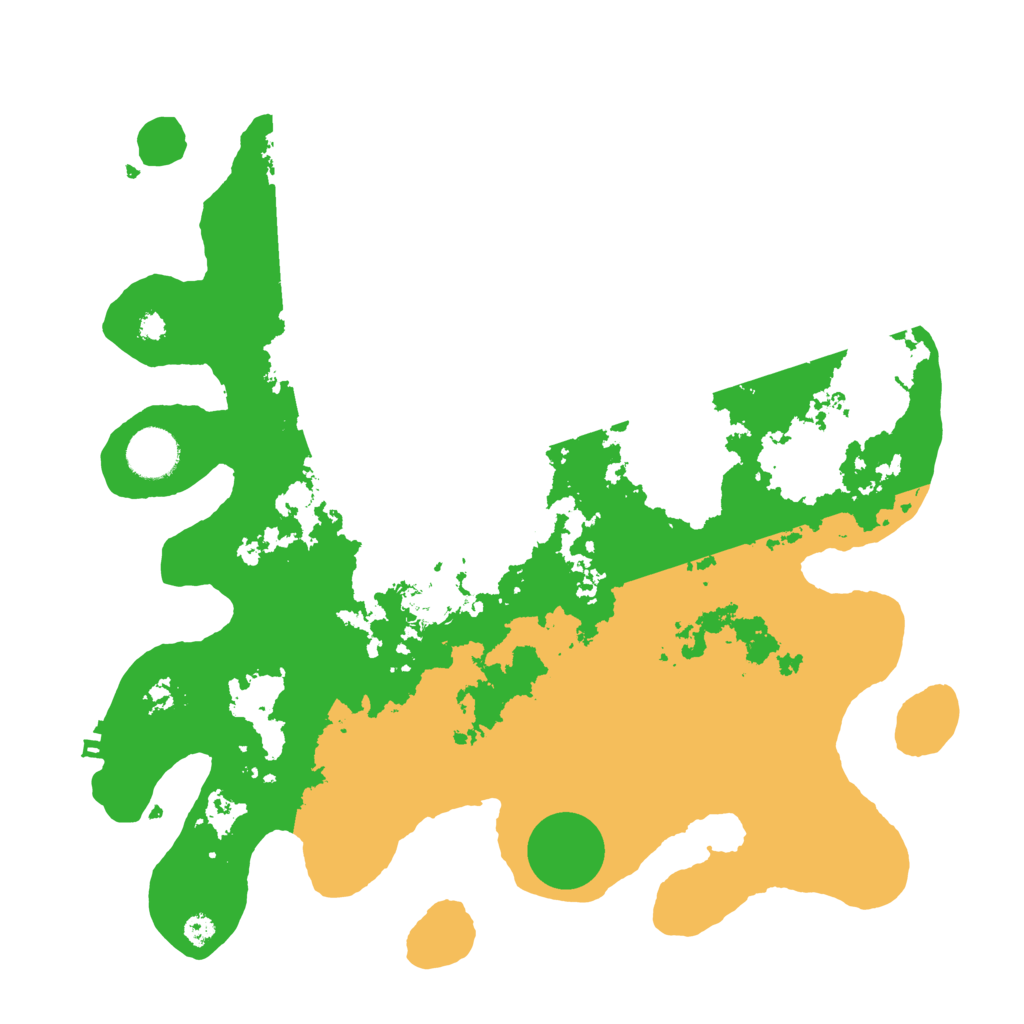 Biome Rust Map: Procedural Map, Size: 3500, Seed: 2030684052