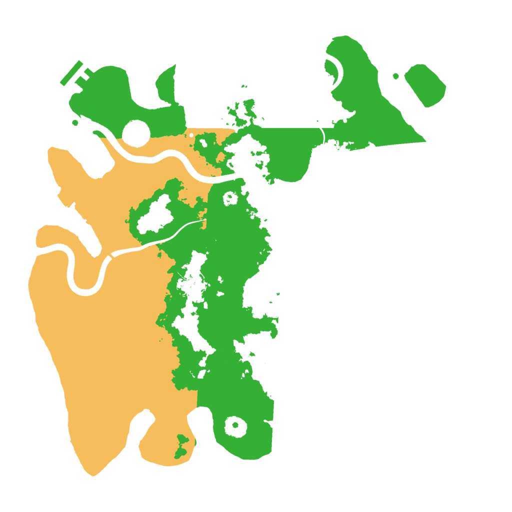 Biome Rust Map: Procedural Map, Size: 3500, Seed: 1551749789