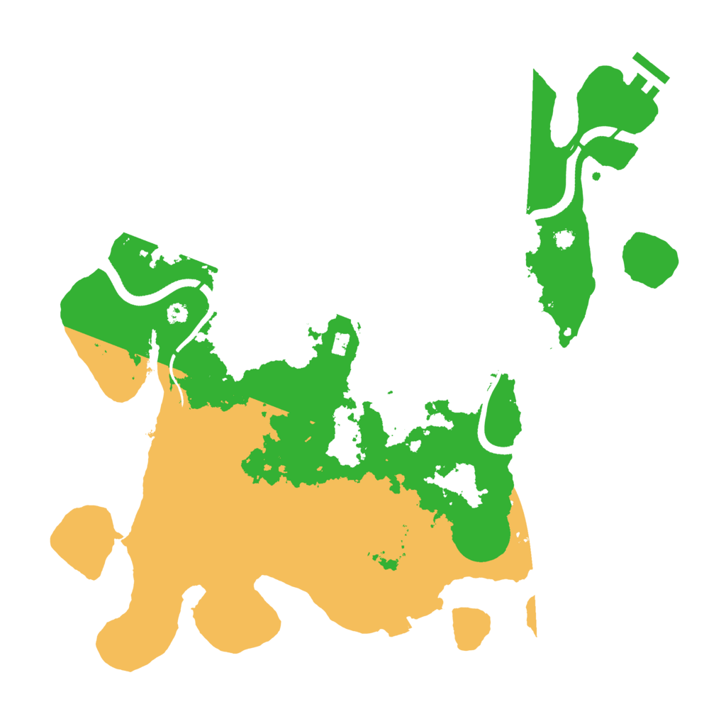 Biome Rust Map: Procedural Map, Size: 3500, Seed: 878918534