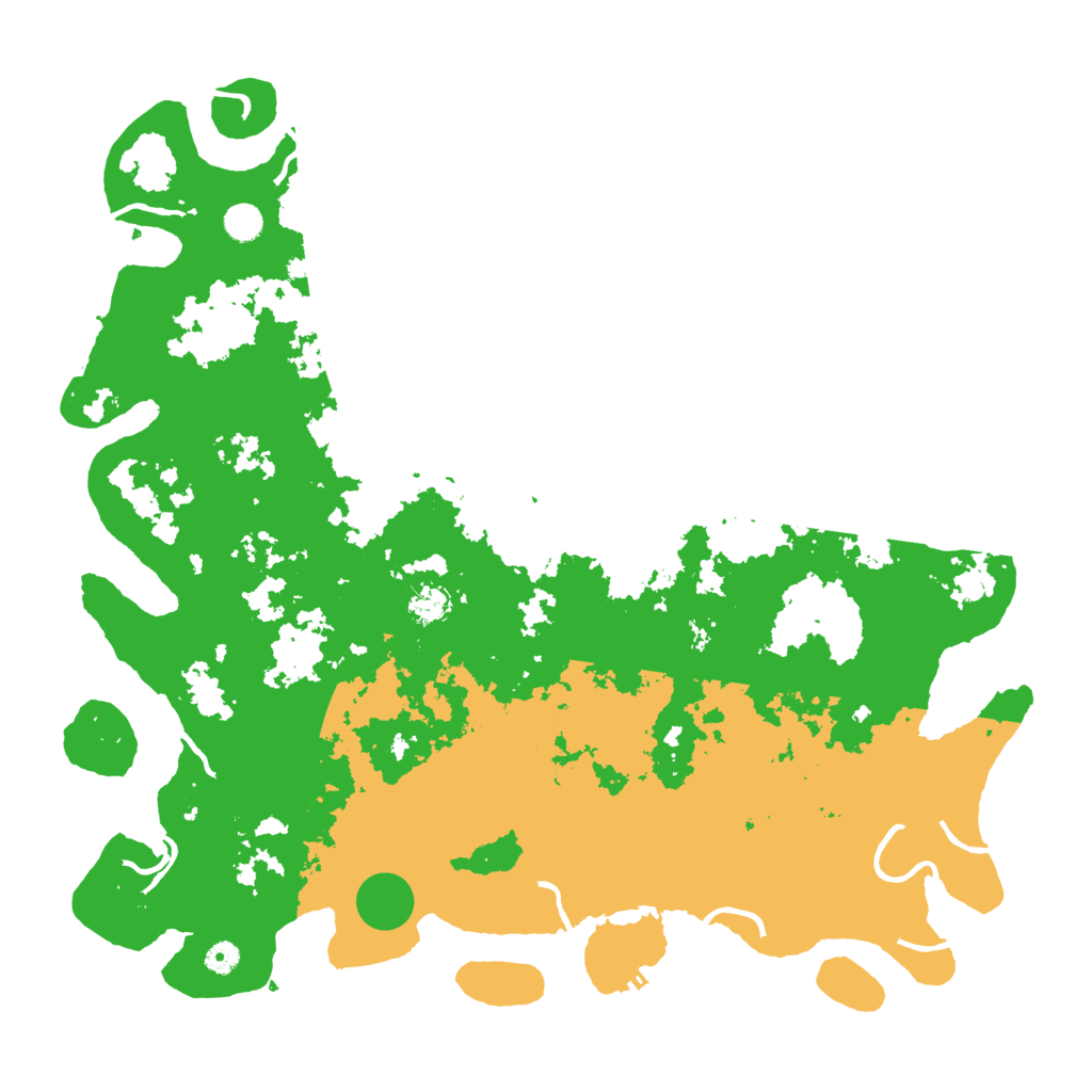 Biome Rust Map: Procedural Map, Size: 5000, Seed: 743