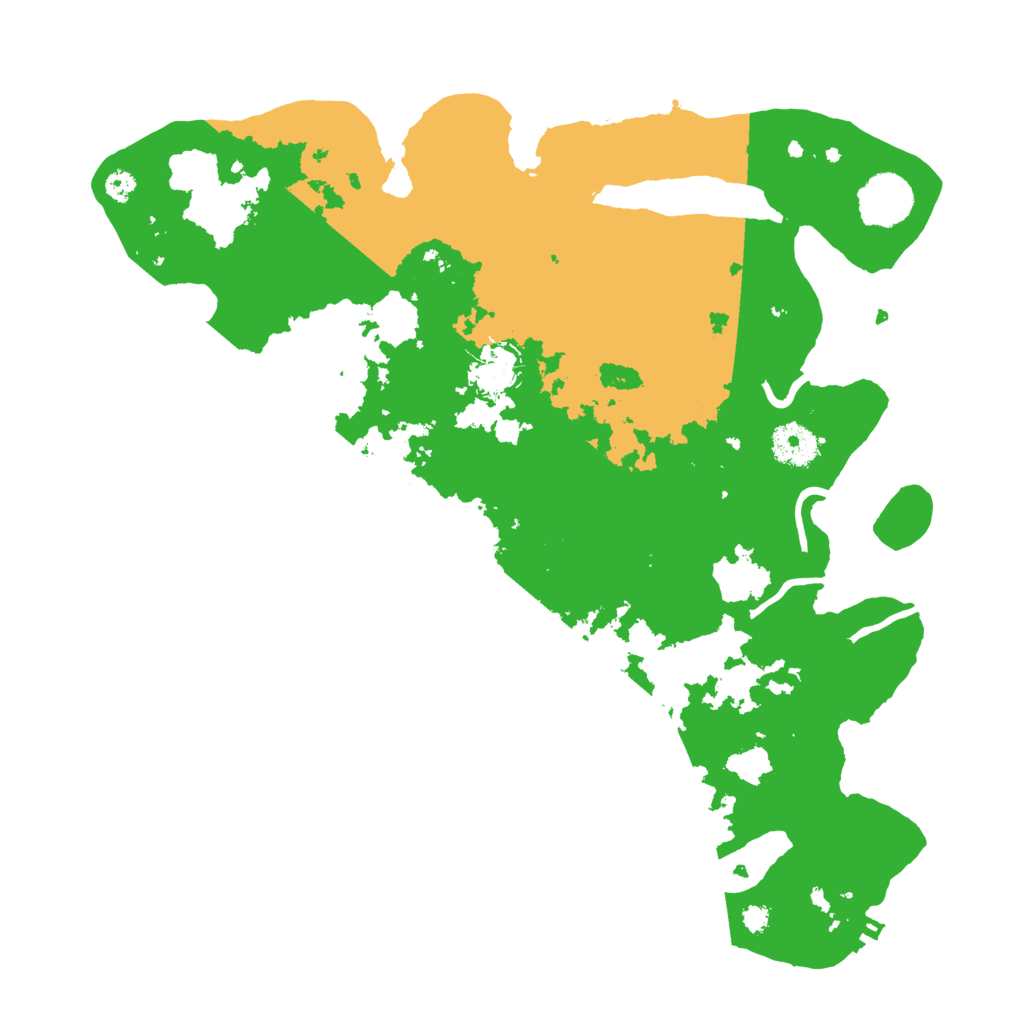 Biome Rust Map: Procedural Map, Size: 3500, Seed: 9417181