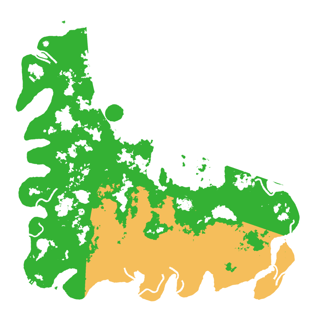 Biome Rust Map: Procedural Map, Size: 5000, Seed: 2321966