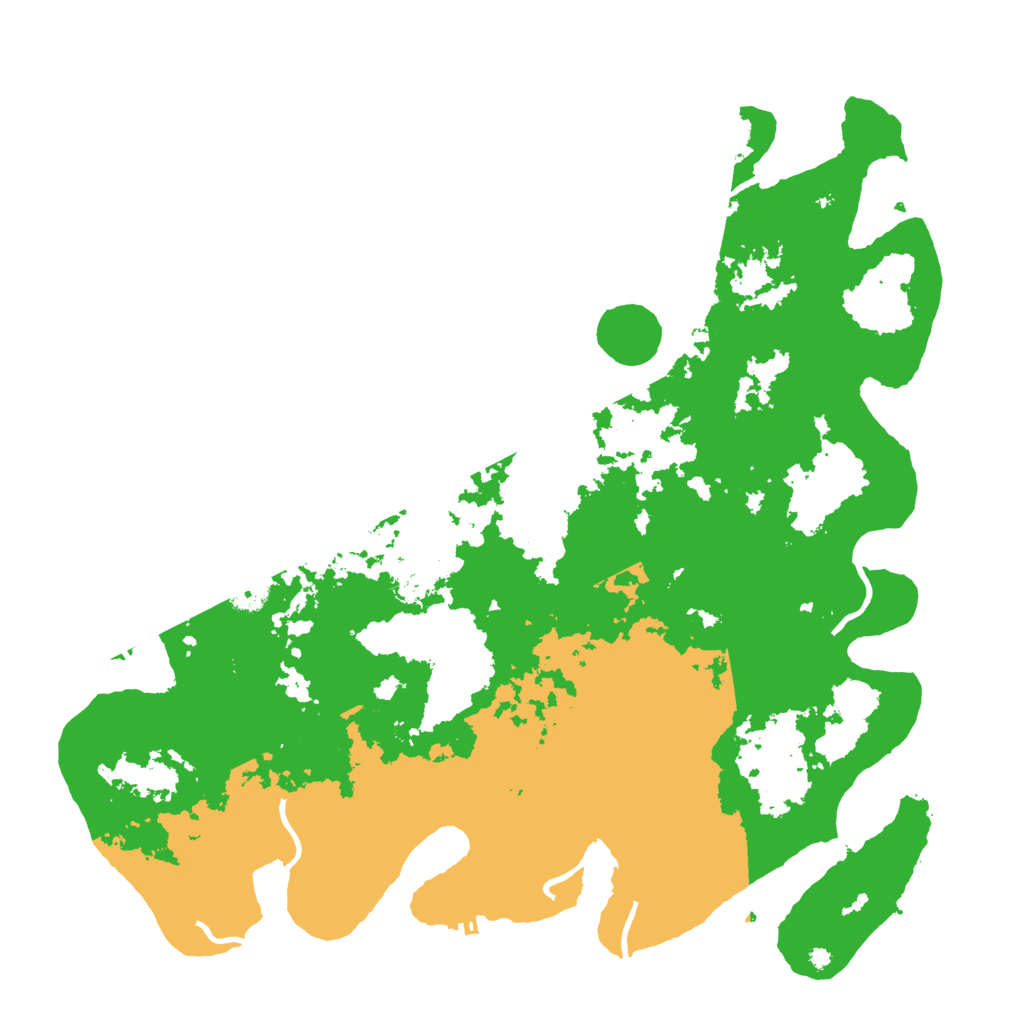 Biome Rust Map: Procedural Map, Size: 4500, Seed: 195264480