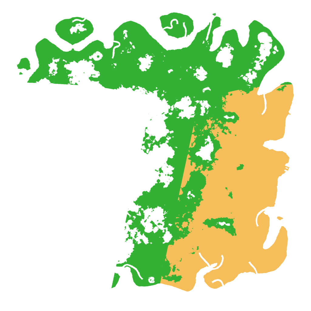 Biome Rust Map: Procedural Map, Size: 5000, Seed: 55082651