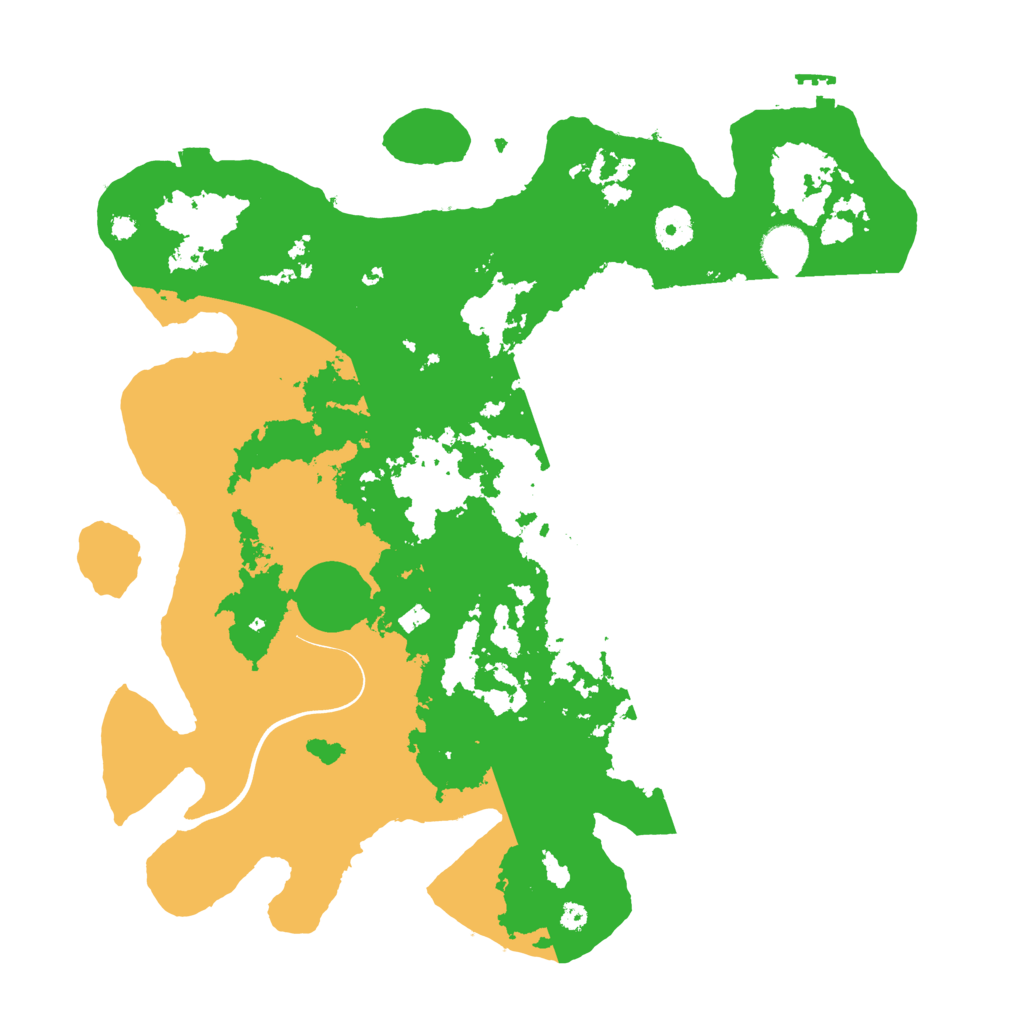 Biome Rust Map: Procedural Map, Size: 3800, Seed: 198467264