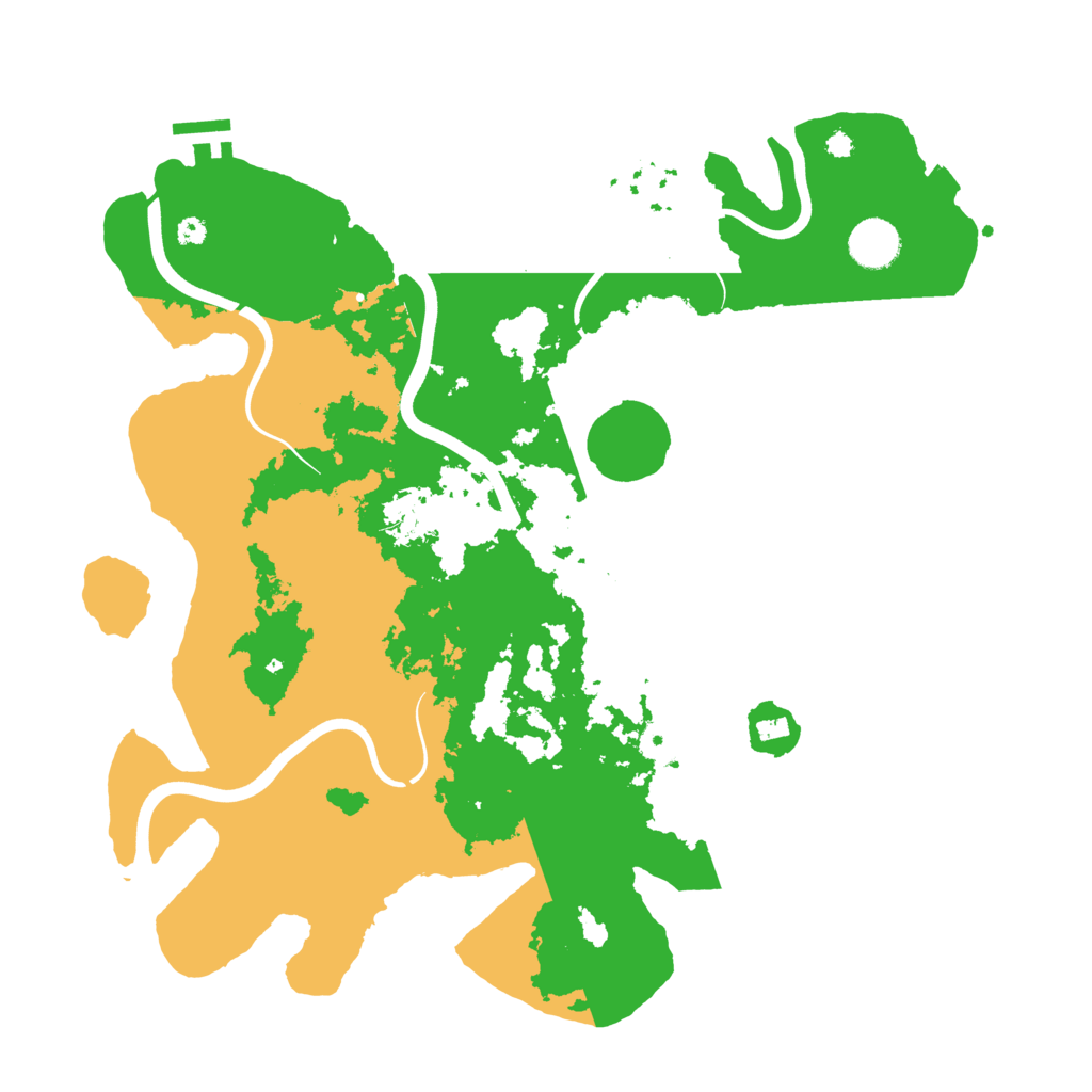 Biome Rust Map: Procedural Map, Size: 3800, Seed: 198467264