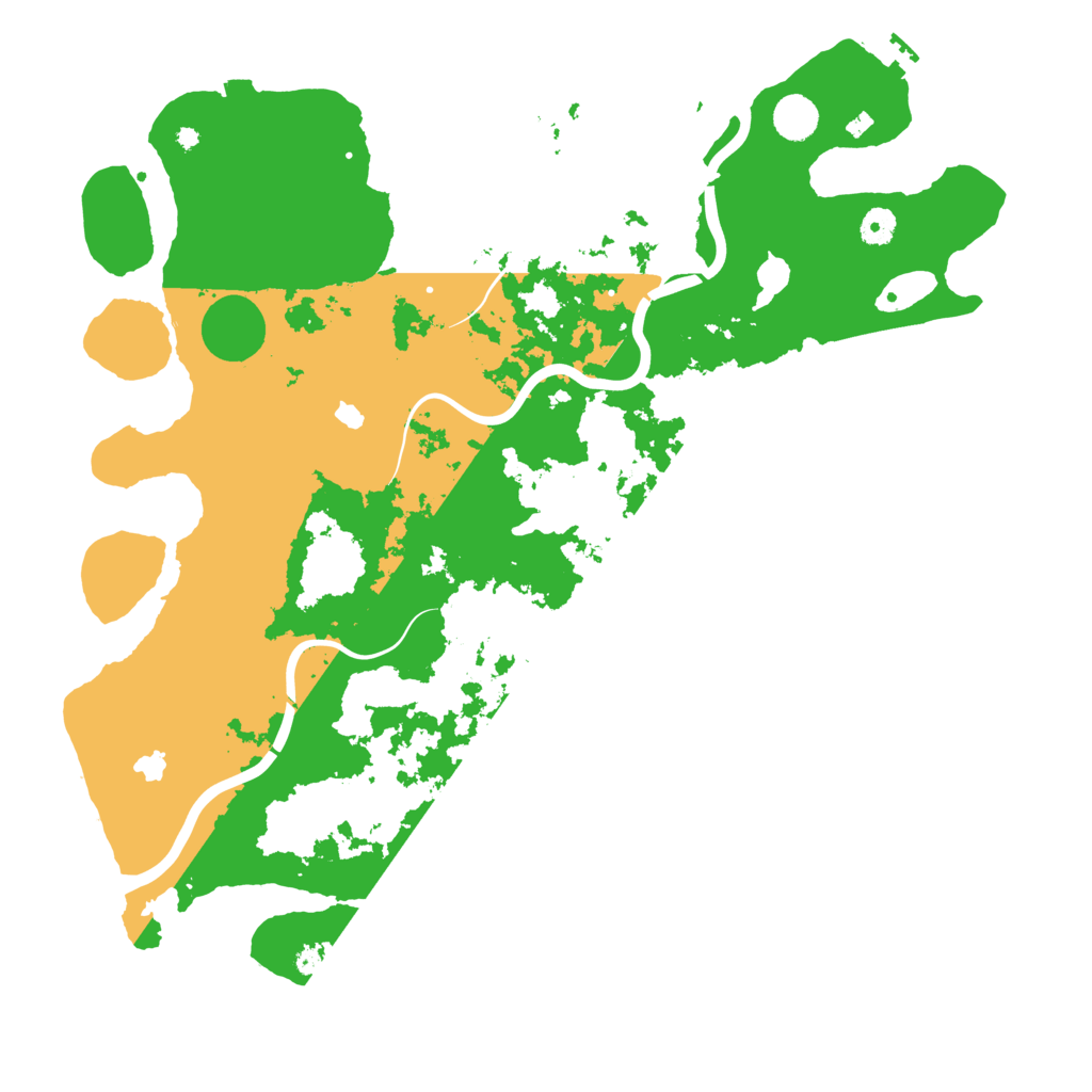 Biome Rust Map: Procedural Map, Size: 4500, Seed: 8723