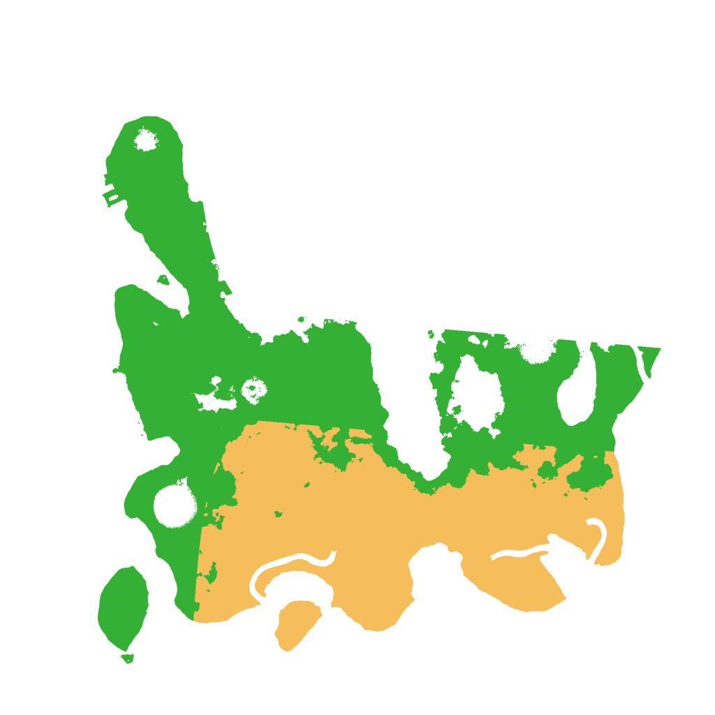 Biome Rust Map: Procedural Map, Size: 3000, Seed: 12346