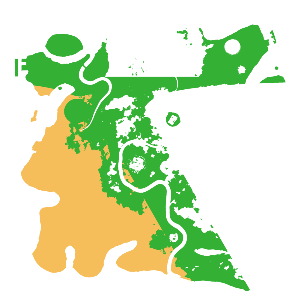 Biome Rust Map: Procedural Map, Size: 3500, Seed: 1132933611