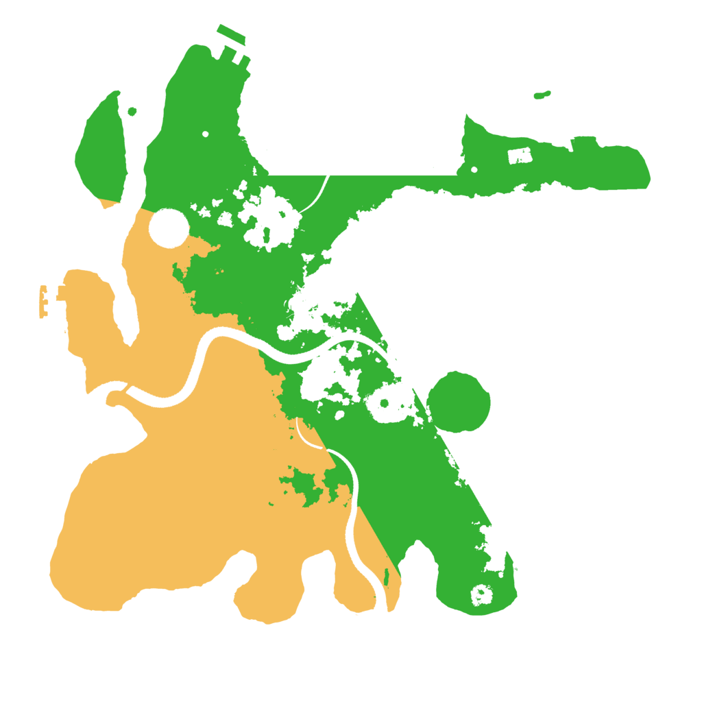 Biome Rust Map: Procedural Map, Size: 3244, Seed: 3381