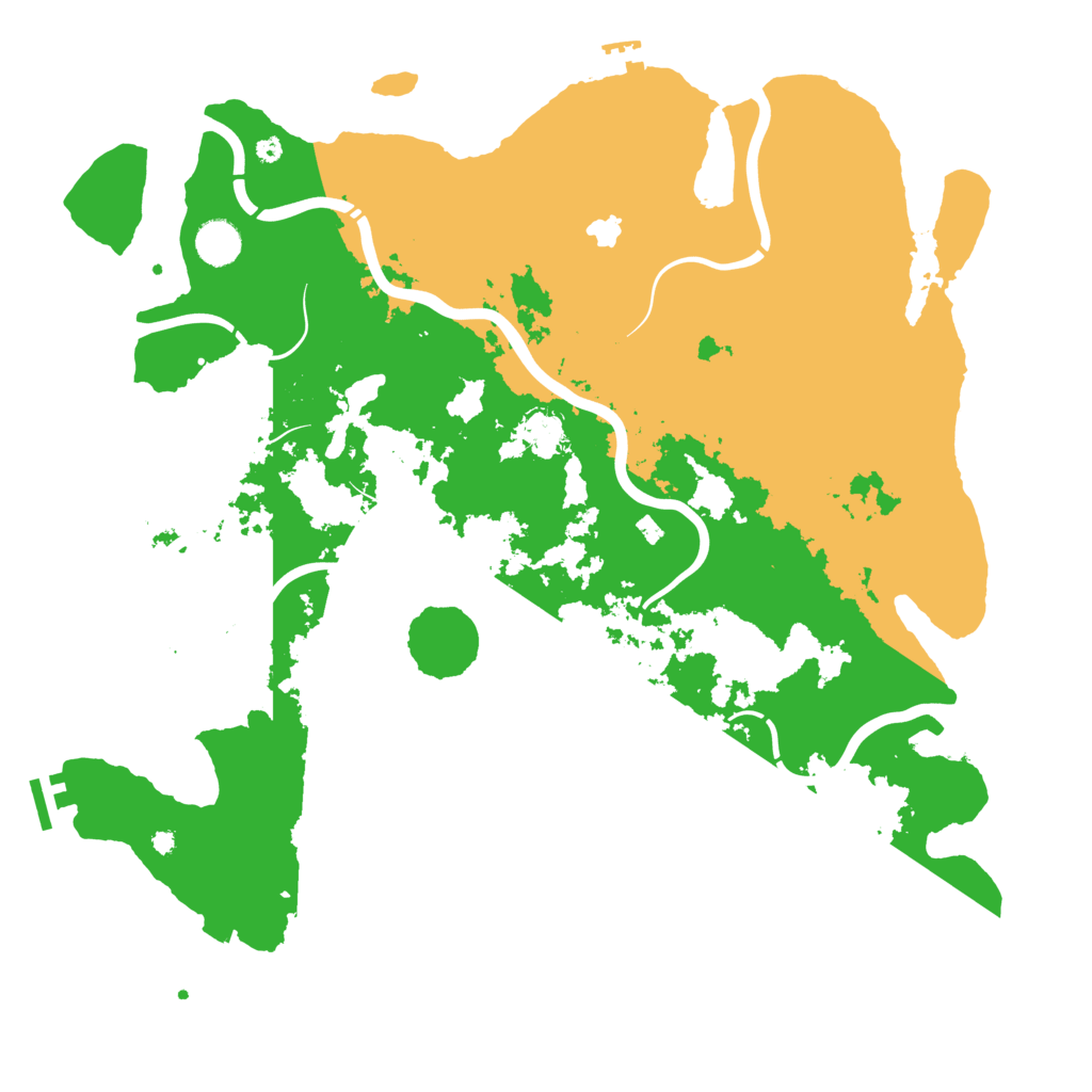 Biome Rust Map: Procedural Map, Size: 4250, Seed: 27092