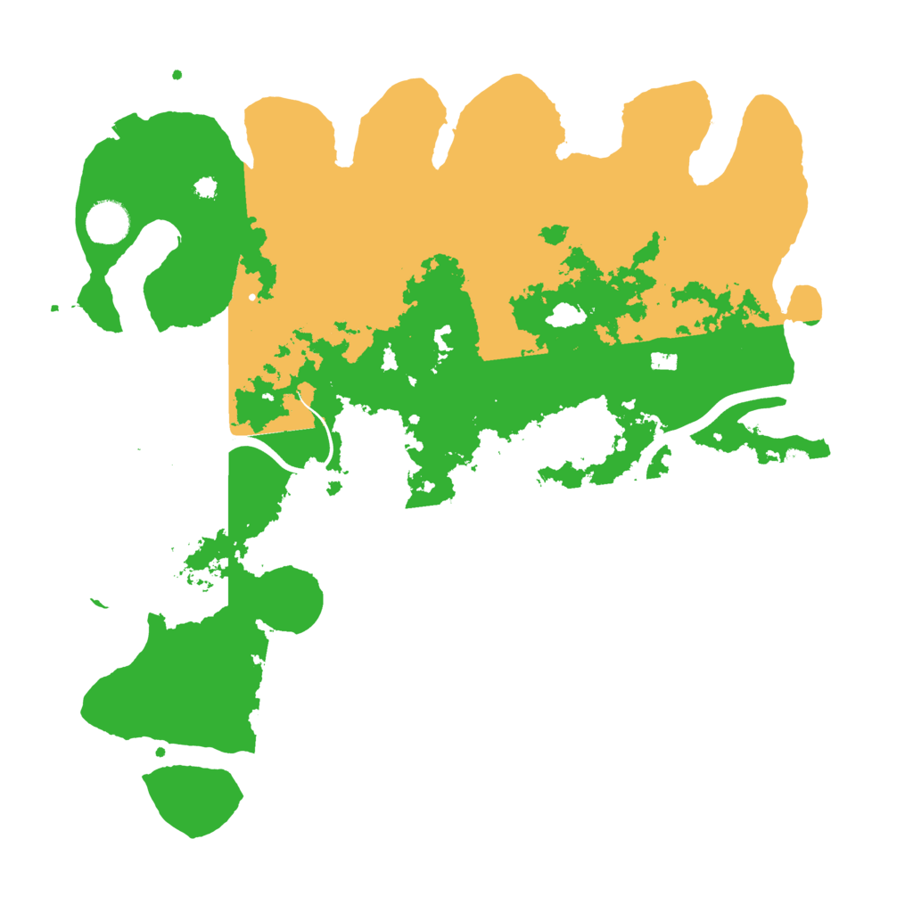 Biome Rust Map: Procedural Map, Size: 3750, Seed: 1028186283