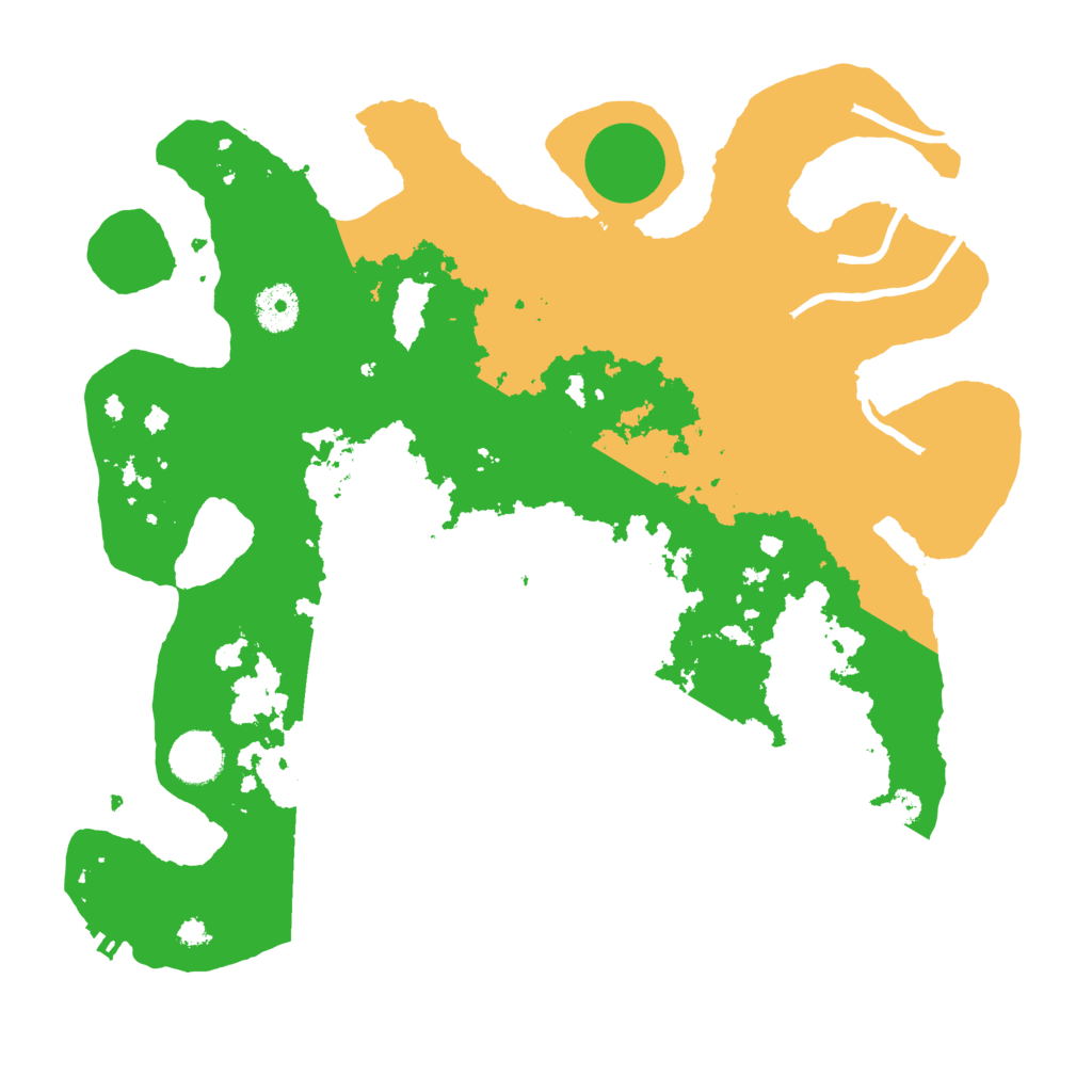 Biome Rust Map: Procedural Map, Size: 3600, Seed: 8884738