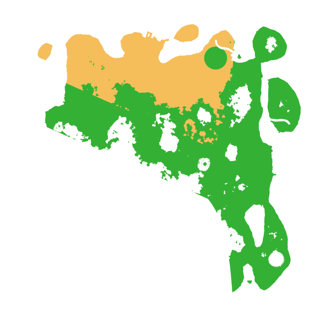 Biome Rust Map: Procedural Map, Size: 3700, Seed: 550551826