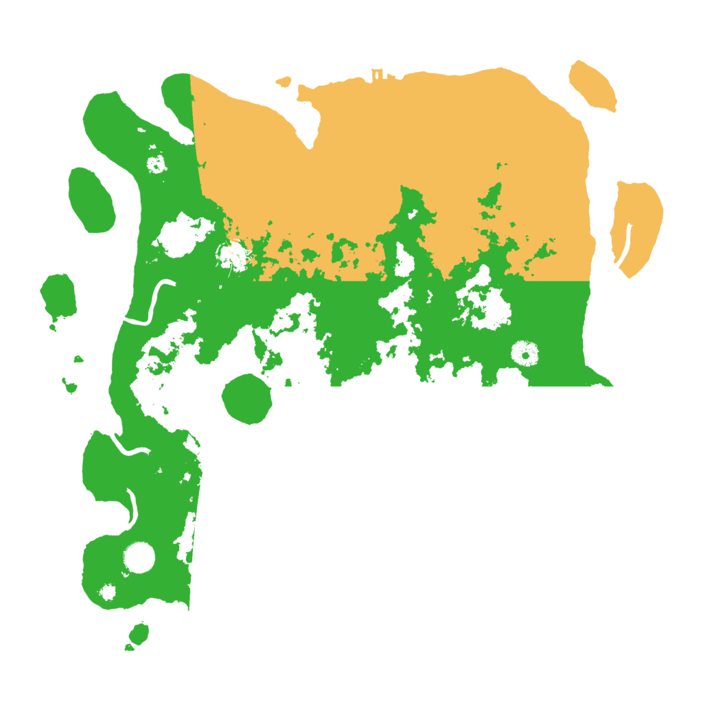 Biome Rust Map: Procedural Map, Size: 3950, Seed: 625877518