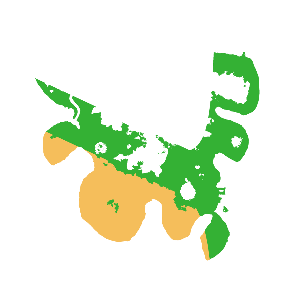 Biome Rust Map: Procedural Map, Size: 2500, Seed: 381716