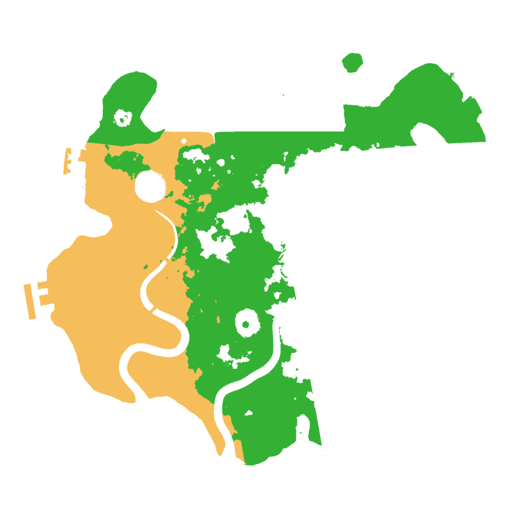 Biome Rust Map: Procedural Map, Size: 3000, Seed: 1222554110