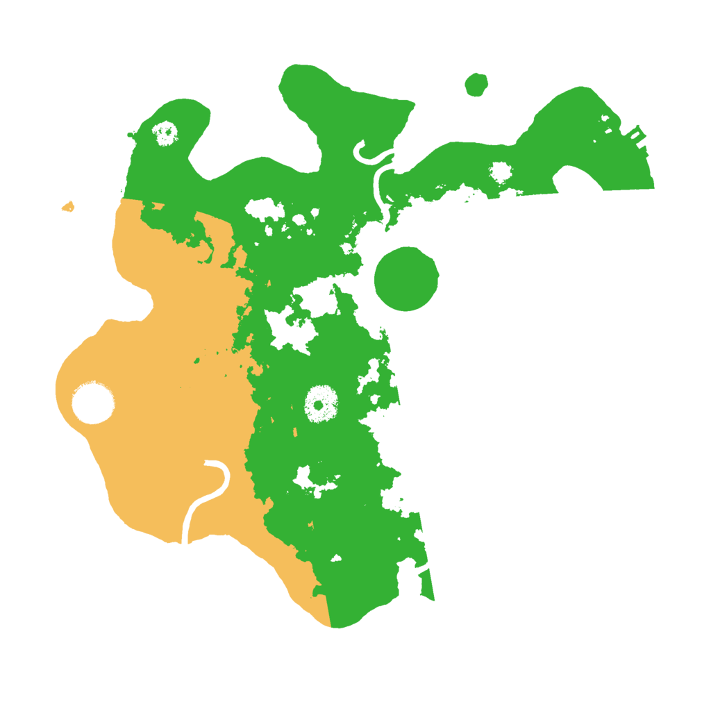 Biome Rust Map: Procedural Map, Size: 3000, Seed: 1222554110